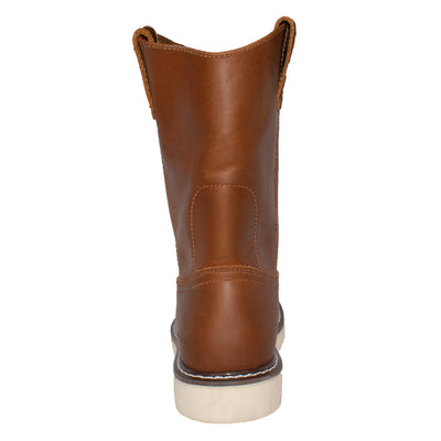 Men's 8" Side Zipper Composite Toe Pull On Wellington Boot - 9901 - Shop Genuine Leather men & women's boots online | AdTecFootWear