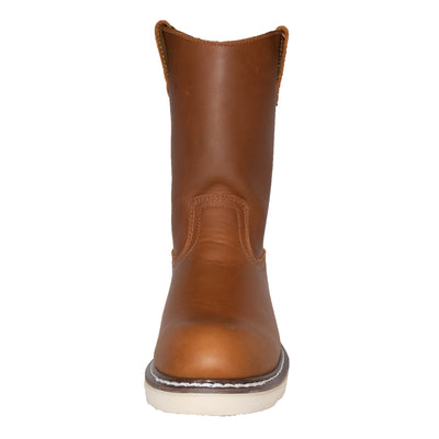 Men's 8" Side Zipper Composite Toe Pull On Wellington Boot - 9901 - Shop Genuine Leather men & women's boots online | AdTecFootWear