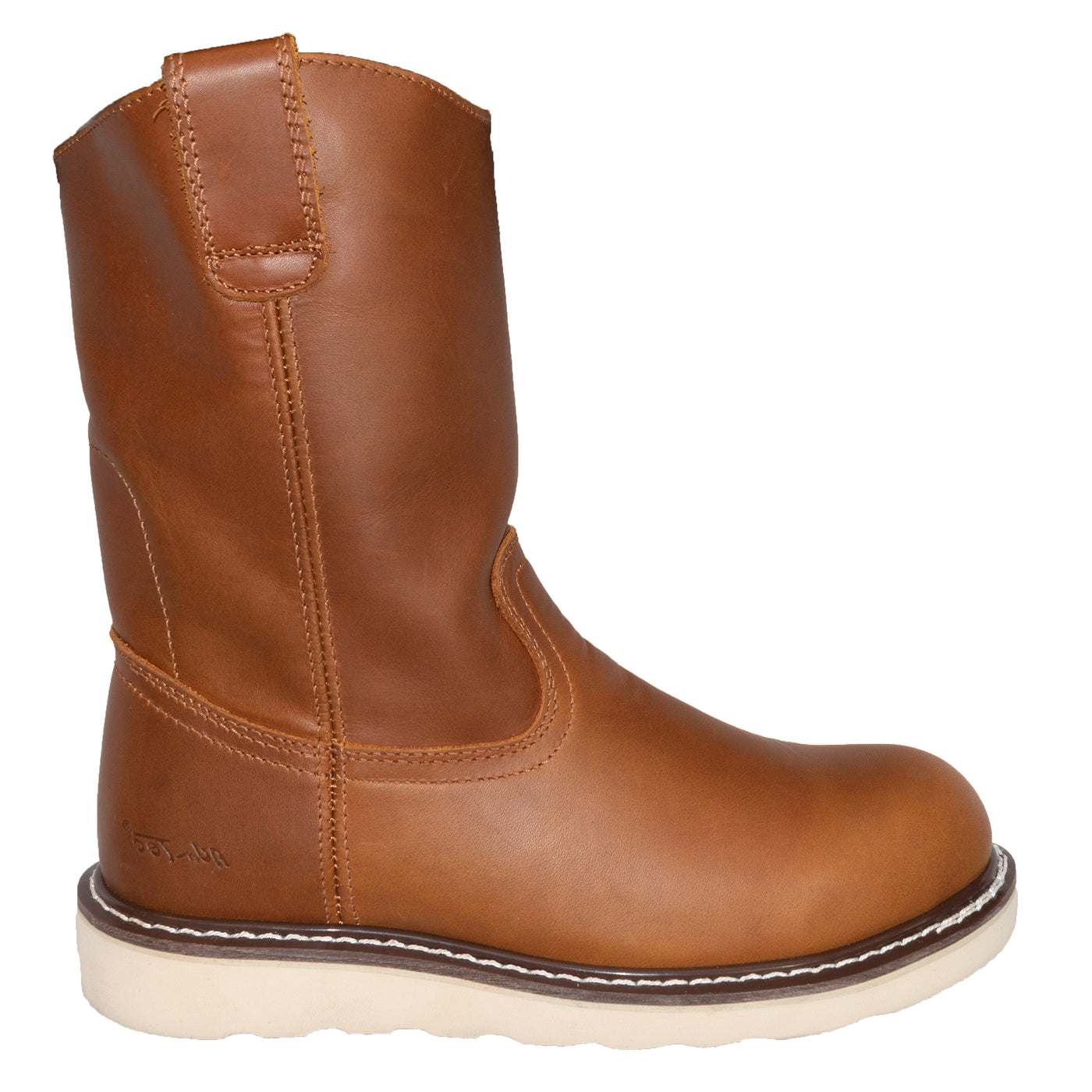 Men's 8" Side Zipper Composite Toe Pull On Wellington Boot - 9901 - Shop Genuine Leather men & women's boots online | AdTecFootWear