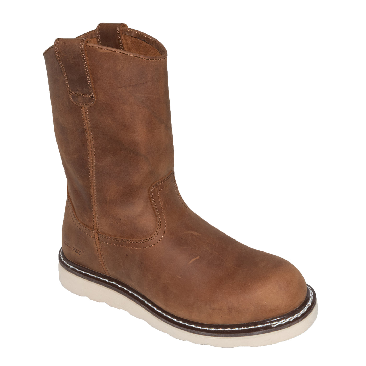 Men's 8" Side Zipper Pull On Wellington Boot - 9902 - Shop Genuine Leather men & women's boots online | AdTecFootWear