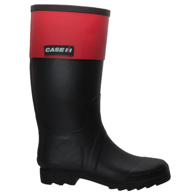 Women's Rubber Rider Boot with Red Cuff Black - CI-2002 - Shop Genuine Leather men & women's boots online | AdTecFootWear