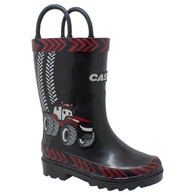 Children's 3D "Big Red" Rubber Boot Black - CI-4003 - Shop Genuine Leather men & women's boots online | AdTecFootWear