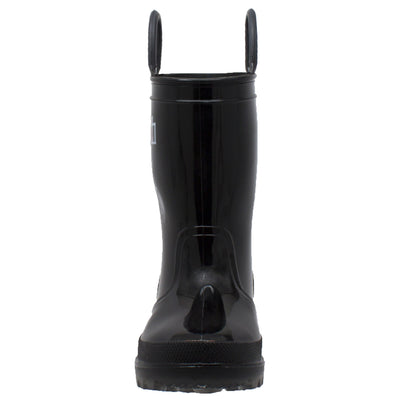 Children's PVC Boot with Light-Up Outsole Black - CI-4008 - Shop Genuine Leather men & women's boots online | AdTecFootWear