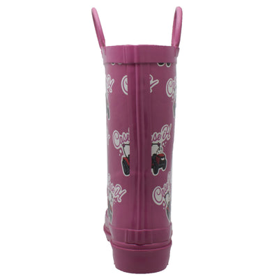Toddler's "Lil' Pink" Rubber Boot Pink - CI-5002 - Shop Genuine Leather men & women's boots online | AdTecFootWear