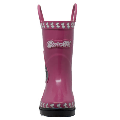 Toddler's 3D "Fern Farmall" Rubber Boot Pink - CI-5004 - Shop Genuine Leather men & women's boots online | AdTecFootWear