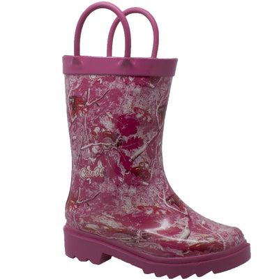 Toddler's Camo Rubber Boot Pink - CI-5006 - Shop Genuine Leather men & women's boots online | AdTecFootWear