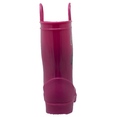 Toddler's PVC Boot with Light-Up Outsole Pink - CI-5009 - Shop Genuine Leather men & women's boots online | AdTecFootWear