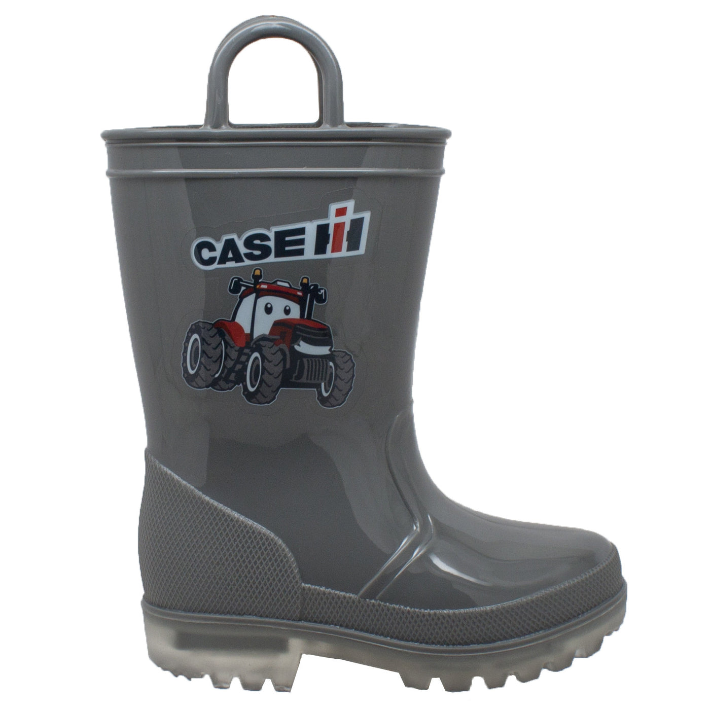 Toddler's PVC Boot with Light-Up Outsole Grey - CI-5010 - Shop Genuine Leather men & women's boots online | AdTecFootWear
