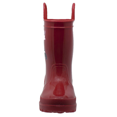 Toddler's PVC Boot with Light-Up Outsole Red - CI-5011 - Shop Genuine Leather men & women's boots online | AdTecFootWear