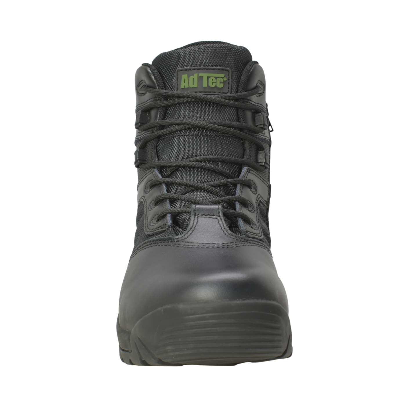 Urban PDU - Men's 6" Black Leather Tactical Boot w/ Side Zipper - KT1001