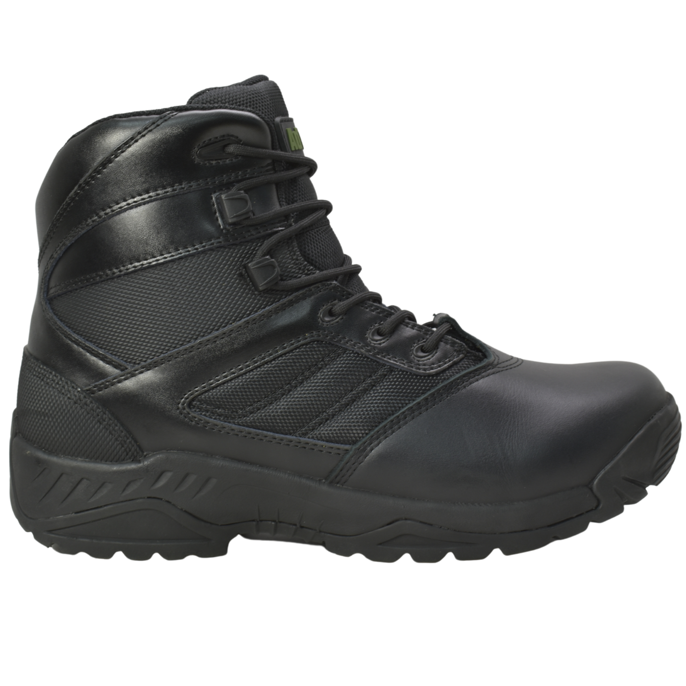 Urban PDU - Men's 6" Black Leather Tactical Boot w/ Side Zipper - KT1001