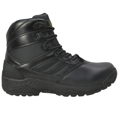 Urban PDU - Men's 6" Black Leather Tactical Boot w/ Side Zipper - KT1001