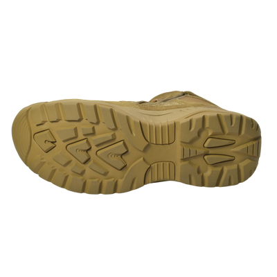 Sandbox - Men's 6" Suede Leather Side Zipper Tactical Boot, Coyote - KT1003