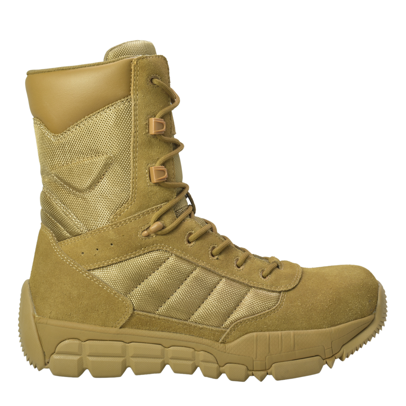 Sandbox - Men's 9" Coyote Suede Tactical Boot w/ Side Zipper & Composite Toe- KT1005