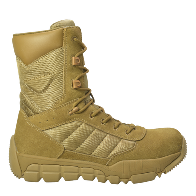 Sandbox - Men's 9" Coyote Suede Tactical Boot w/ Side Zipper & Composite Toe- KT1005