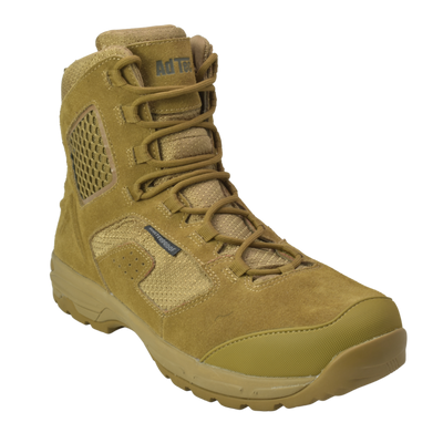 Sandbox - Men's 8" Coyote Suede Side Zipper Waterproof Tactical Boot - KT1010