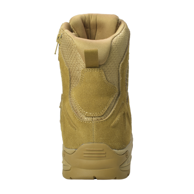 Sandbox - Men's 8" Coyote Suede Tactical Boot w/ Side Zipper & Waterproof membrane - KT1010