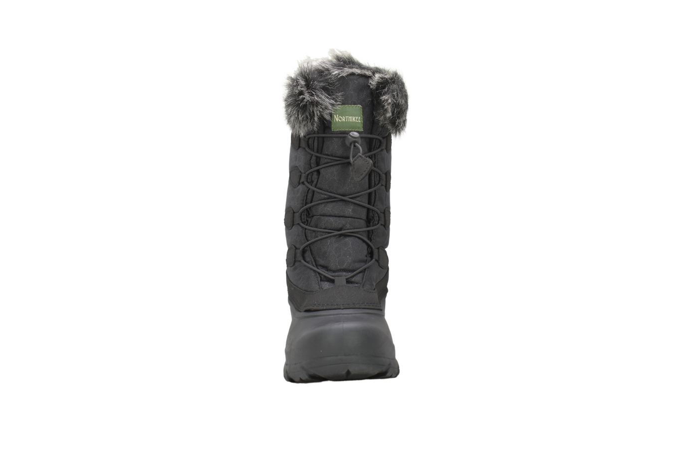 Women's Lace Black Winter Boot - NH03-BK - Shop Genuine Leather men & women's boots online | AdTecFootWear
