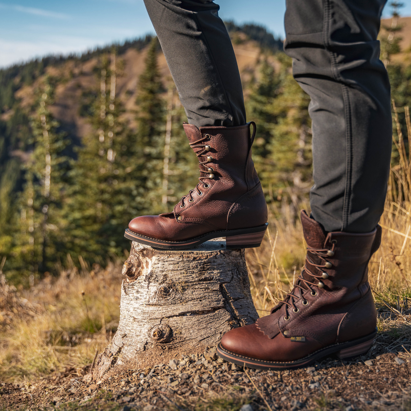 Winter top packer boots